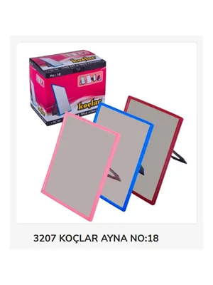 Universal 12x15 Cm Ayaklı Düz Ayna No:18
