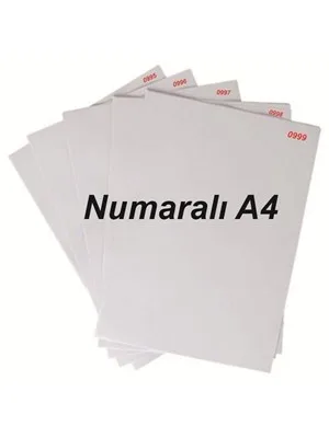A4 80 Gr 500 Lü Numaralı Yevmiye Kebir