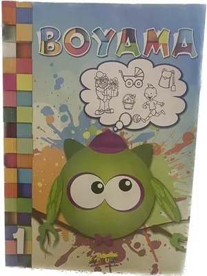 Keskin Color 20x28 Ciltli Boyama Kitabı Karışık