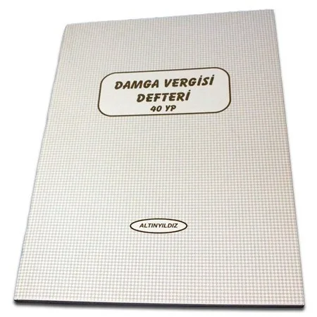 Altınyıldız Damga Vergisi Defteri 40 Yp