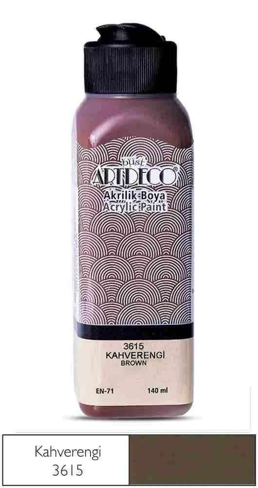 Artdeco 140 Ml Akrilik Boya Kahverengi 70r-3615