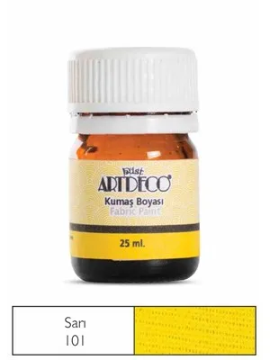 Artdeco 25 Ml Kumaş Boyası Sarı 10a-101