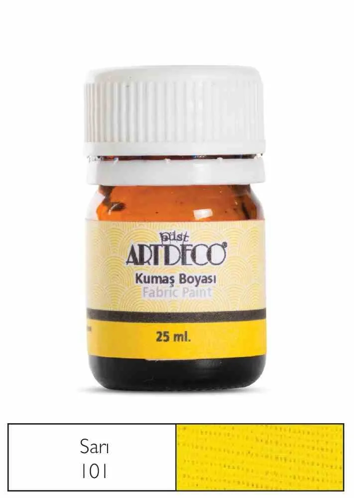 Artdeco 25 Ml Kumaş Boyası Sarı 10a-101