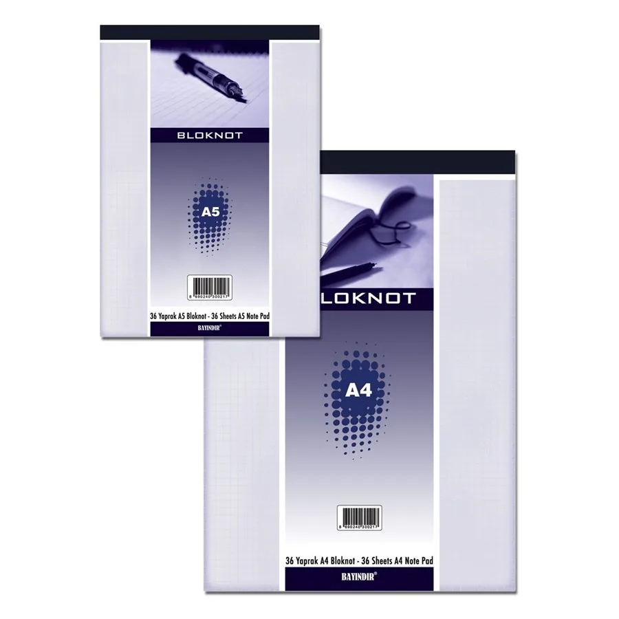 Bayındır A5 Bloknot 36/4 70 Gr/m2