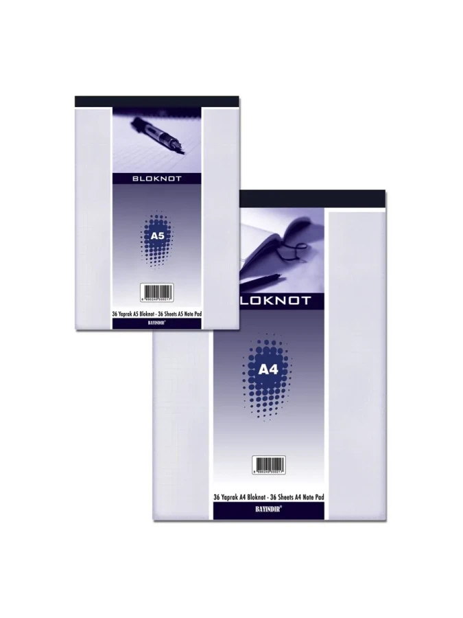Bayındır A5 Bloknot 36/4 70 Gr/m2