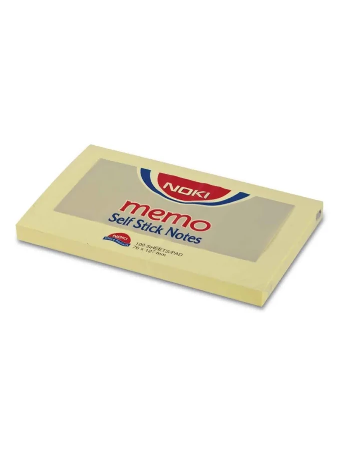 Noki Memo 75x125 Yapışkanlı Not Kağıdı Sarı 12009