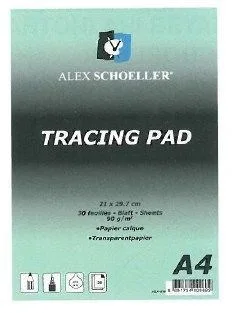 Alex Schoeller A4 Aydınger Blok Spiralli 90 Gr