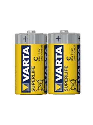 Varta Çinko Karbon Orta C Pil 2 Li