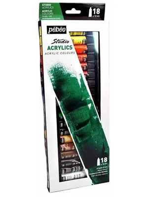 Pebeo Akrilik 12 Ml Boya 18 Li