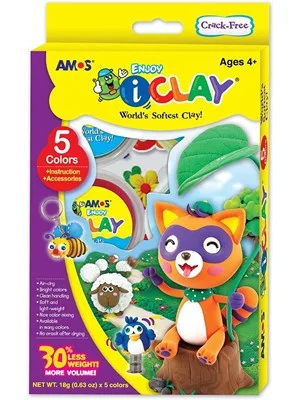 Amos Zıplayan Oyun Hamuru 4 Renk 18 Gr Ic18p4
