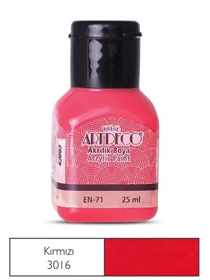 Artdeco 25 Ml Akrilik Boya Kırmızı 70a-3016