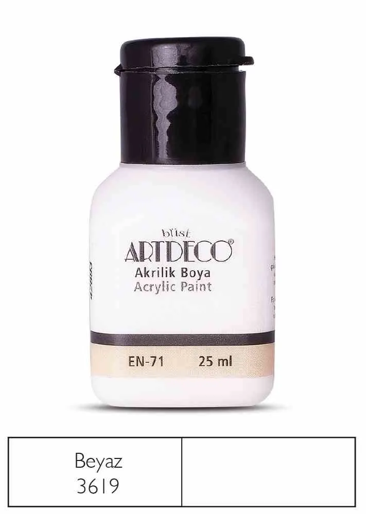 Artdeco 25 Ml Akrilik Boya Beyaz 70a-3619