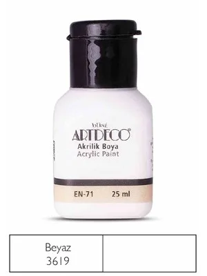 Artdeco 25 Ml Akrilik Boya Beyaz 70a-3619