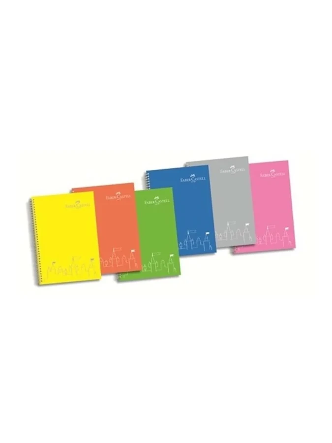Faber Castell A4 Pp Kapak Spiralli Defter Perforeli Kareli 80 Yp 400101