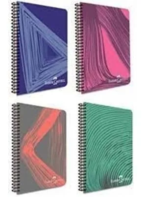 Faber Castell A4 Pp Kapak Spiralli Defter Çizgili 100 Yp 400111