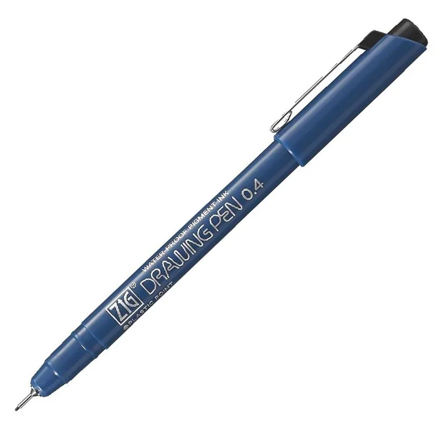 Zig 0.4 Çizim Kalemi Siyah Px-04