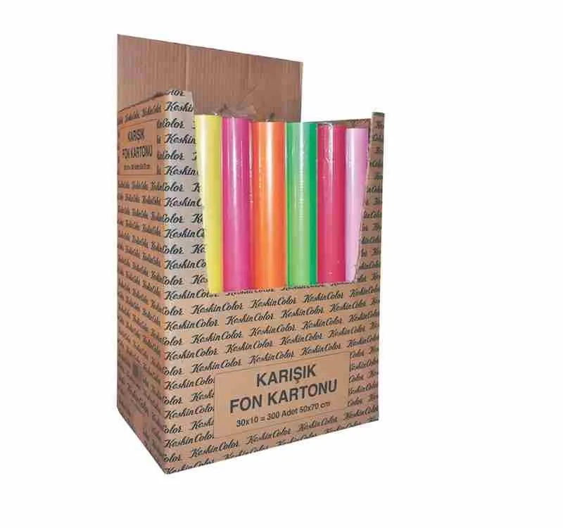 Keskin Color 35x50 Fon Kartonu 10 Lu Karışık Renk