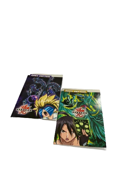 Bakugan A6 Karton Kapak Ödev Defteri 32 Yp
