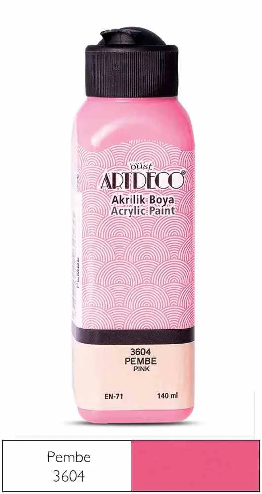 Artdeco 140 Ml Akrilik Boya Pembe 70r-3604