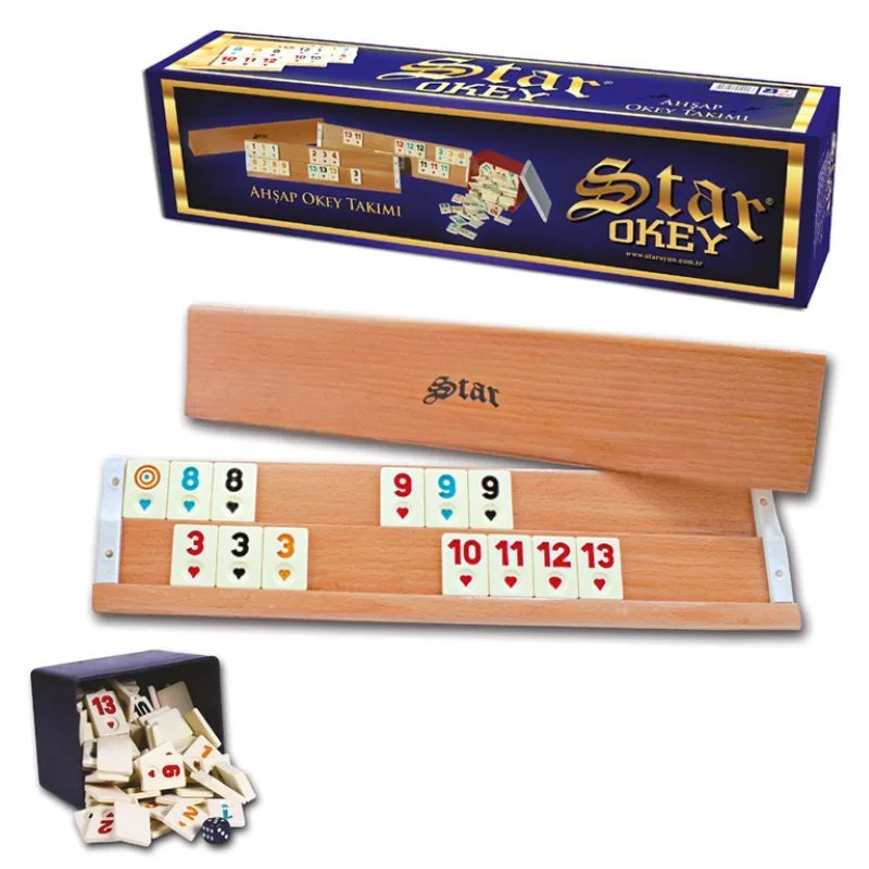 Star Ahşap Okey Takımı 1010013