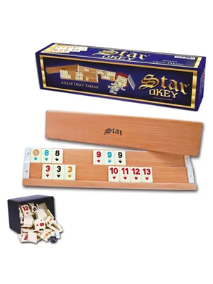Star Ahşap Okey Takımı 1010013