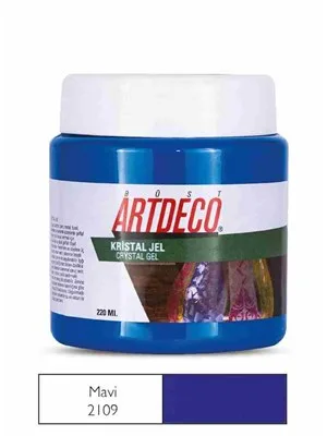 Artdeco 220 Ml Kristal Jel Ahşap Boya Mavi 2109