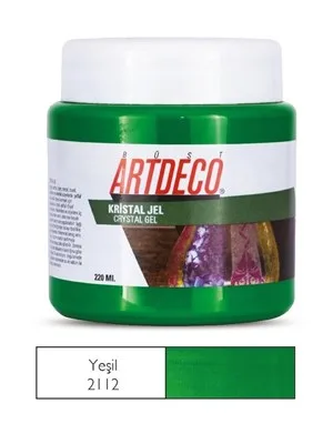 Artdeco 220 Ml Kristal Jel Ahşap Boya Siyah 2118