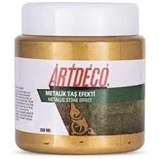 Artdeco 220 Ml Taş Efekti Rölyef Pasta Metalik Altın 2021