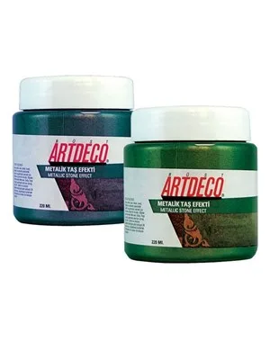 Artdeco 220 Ml Taş Efekti Rölyef Pasta Metalik Kahverengi