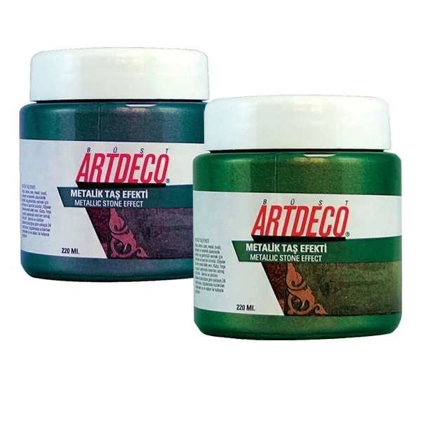 Artdeco 220 Ml Taş Efekti Rölyef Pasta Metalik Yeşil 2021