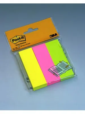 3m Post-it 25x76 Mm Yapışkanlı İşaretleme Kağıdı 3 Renk 3x100 Yp 671-3