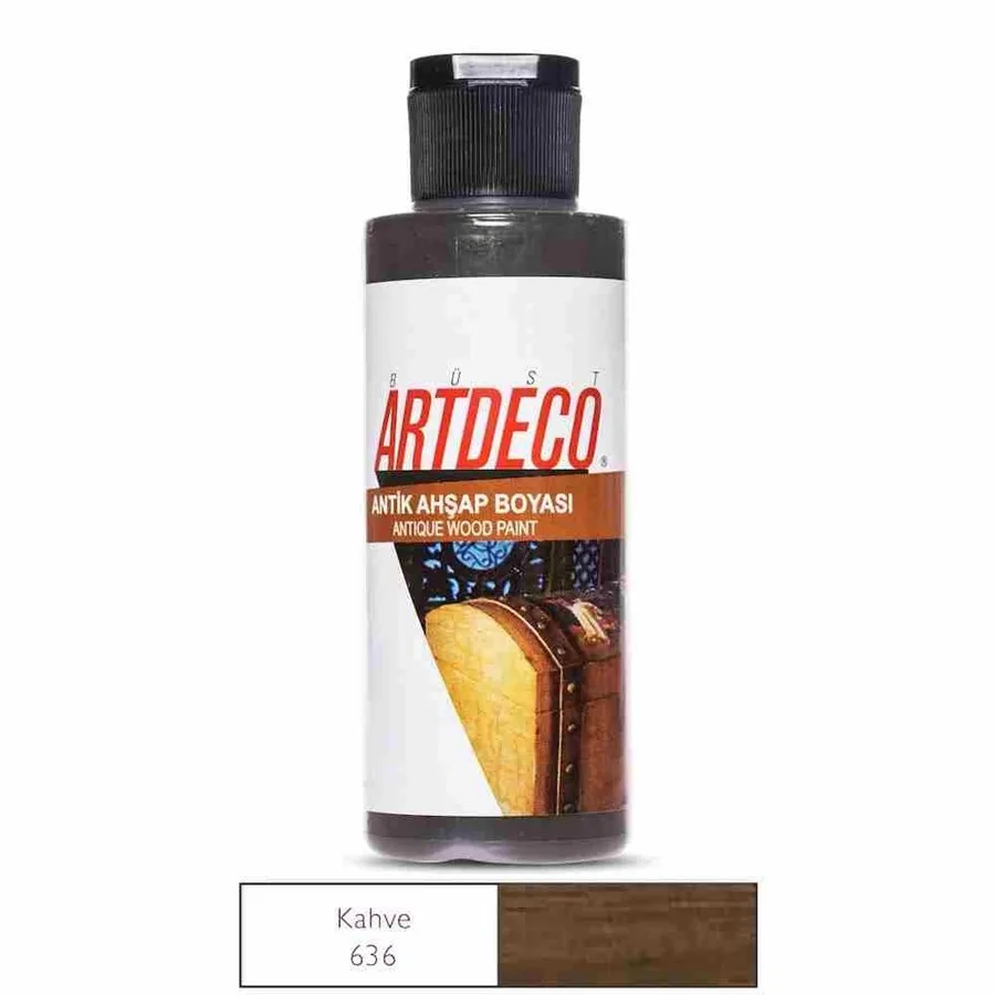Artdeco 120 Ml Antik (eskitme) Ahşap Boyası Kahverengi 26r-636