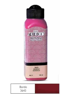 Artdeco 140 Ml Akrilik Boya Bordo 70r-3643