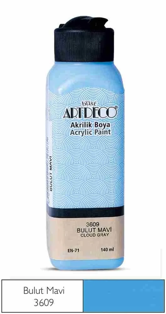 Artdeco 140 Ml Akrilik Boya Bulut Mavisi 70r-3609