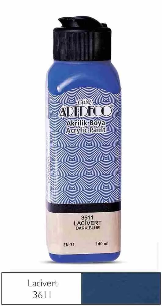Artdeco 140 Ml Akrilik Boya Lacivert 70r-3611