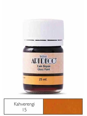 Artdeco 25 Ml Öğrenci Tipi Cam Boya 15 Kahverengi