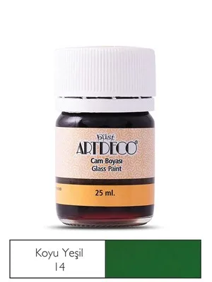 Artdeco 25 Ml Öğrenci Tipi Cam Boya 18 Siyah