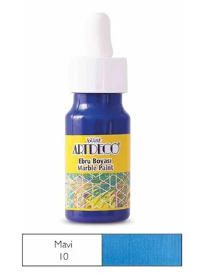 Artdeco 30 Ml Ebru Boyası 16b-10 Mavi