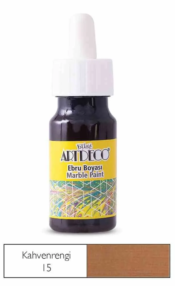 Artdeco 30 Ml Ebru Boyası 16b-15 Kahverengi