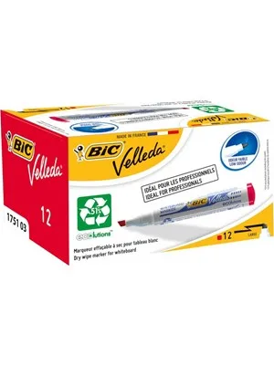 Bic Velleda 1751 Tahta Kalemi Kırmızı