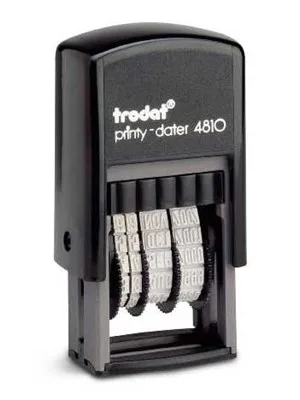 Trodat 4810 Tarih Kaşesi İngilizce