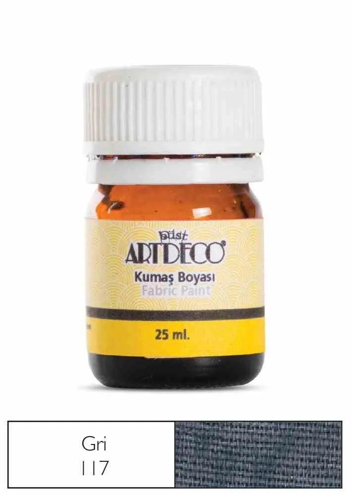 Artdeco 25 Ml Kumaş Boyası Gri 10a-117