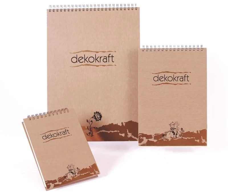 Keskin Color Dekokraft A4 Spiralli Bloknot Çizgili 100 Yp