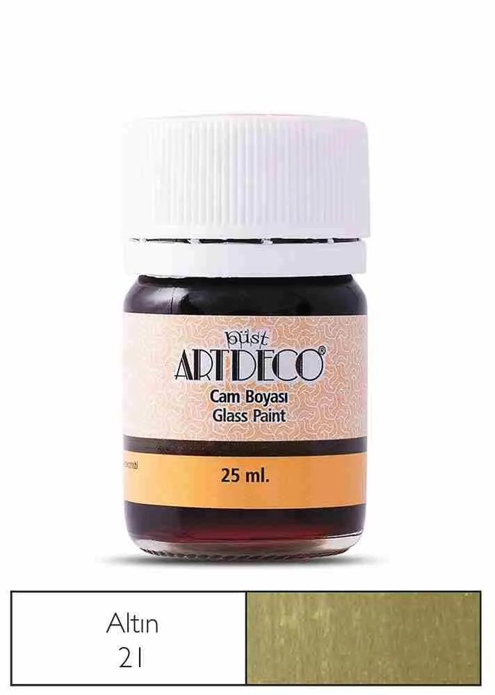 Artdeco 25 Ml Öğrenci Tipi Cam Boya 21 Gold