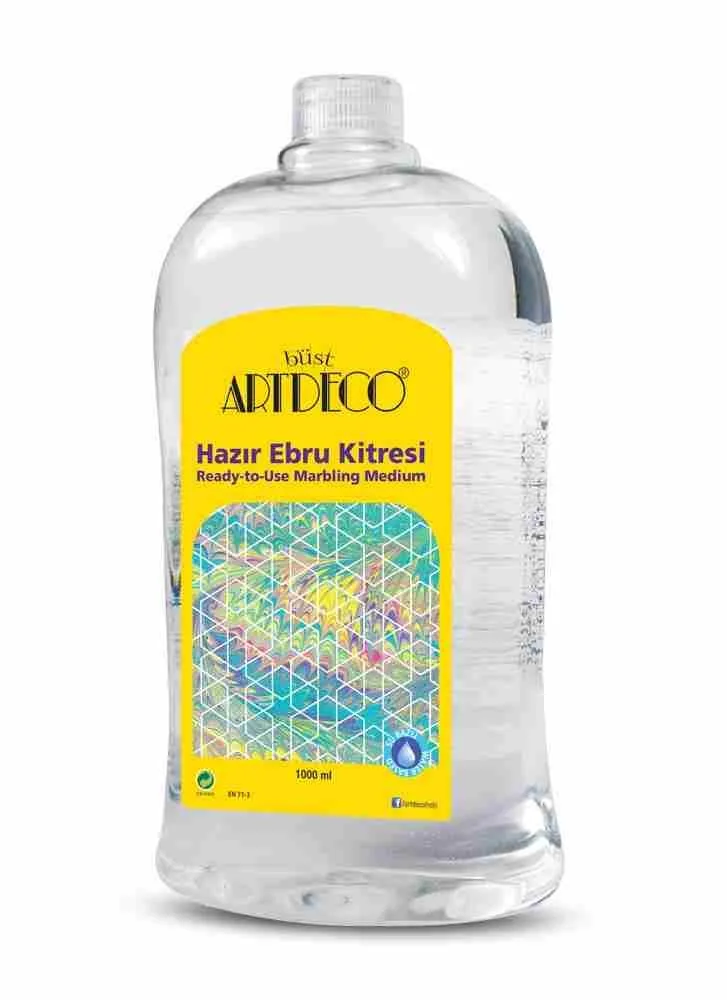 Artdeco Sıvı Hazır Ebru Kitresi 1000 Ml