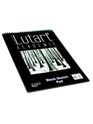 Lutart A4 Pastel Eskiz Defteri Siyah Zemin 12 Sy 160 Gr
