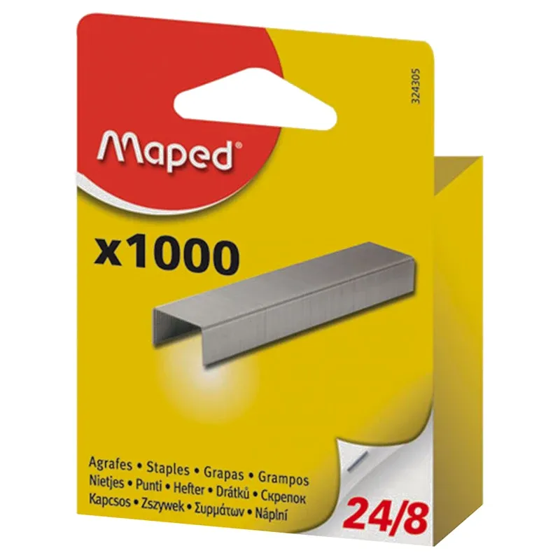 Maped 24/8 Zımba Teli 1000 Li Beyaz 324305