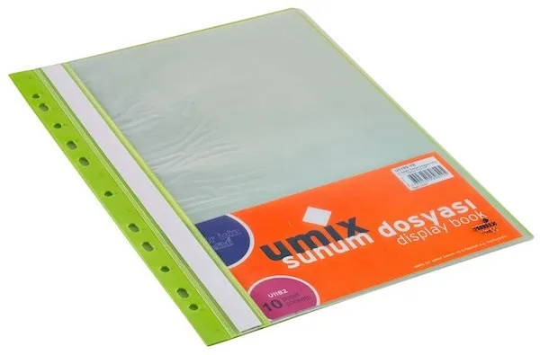 Umix Klasör İçi Sunum Dosyası 10 Lu Yeşil U1182