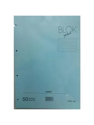 Bayındır A5 Kolej Yedek Kareli Mavi 50 Yp