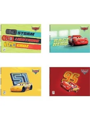Keskin Color Cars 25x35 Cm Spiralli Resim Defteri 15 Yp 300215-33